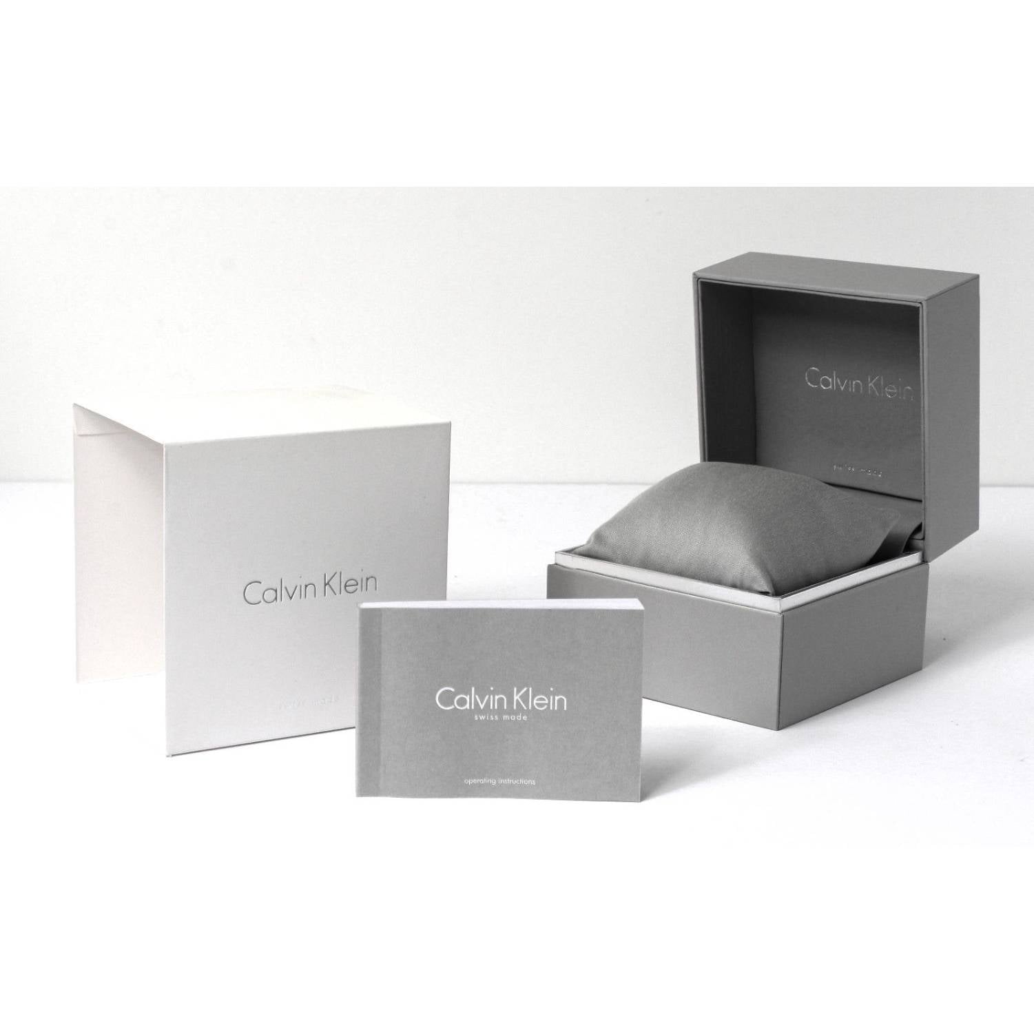 Orologio Uomo Acciaio Calvin Klein Quarzo Solo Tempo Data Bianco K4N2114Y